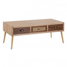 Tavolino da Caffè SASHA 110 x 50 x 43 cm Legno