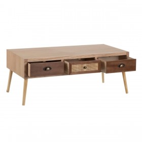 Tavolino da Caffè SASHA 110 x 50 x 43 cm Legno