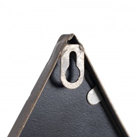 Specchio da parete 65 x 2,5 x 72,5 cm Dorato Metallo