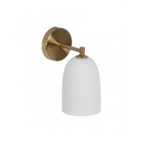 Lampada da Parete Bianco Dorato 60 W 19 x 12 x 23,5 cm