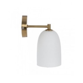 Lampada da Parete Bianco Dorato 60 W 19 x 12 x 23,5 cm