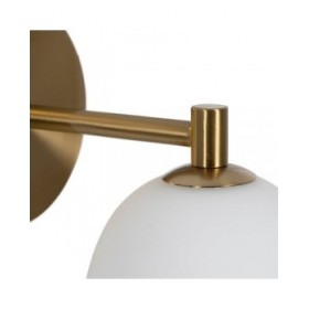 Lampada da Parete Bianco Dorato 60 W 19 x 12 x 23,5 cm