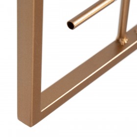 Decorazione da Parete 54 x 5 x 91,5 cm Dorato Metallo