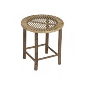 Tavolo aggiuntivo Naturale Bambù 50 x 50 x 48 cm 38,5 x 38,5 x 40 cm 2 Pezzi (2 Unità)