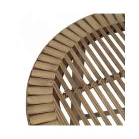 Tavolo aggiuntivo Naturale Bambù 50 x 50 x 48 cm 38,5 x 38,5 x 40 cm 2 Pezzi (2 Unità)