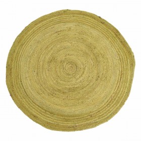 Tappeto Verde Juta 120 x 120 cm