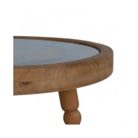Tavolo aggiuntivo Naturale Legno di abete 50 x 50 x 52,5 cm