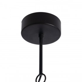 Lampadario 35 x 35 x 31 cm Nero Metallo