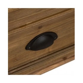 Stand Espositore Naturale Cristallo Legno di abete 72 x 39 x 116 cm
