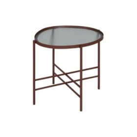 Tavolo aggiuntivo Teja Cristallo Ferro 55 x 47 x 54 cm