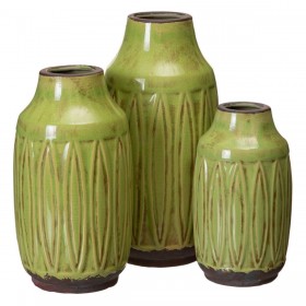Vaso Ceramica Pistacchio 16 x 16 x 32 cm