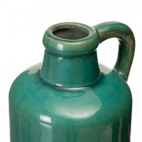 Vaso 14,5 x 14,5 x 23 cm Ceramica Blu scuro