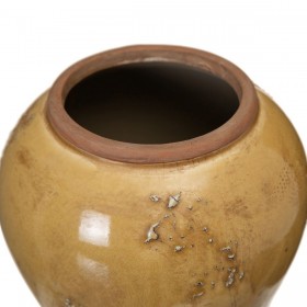 Vaso 17,5 x 17,5 x 25 cm Ceramica Senape