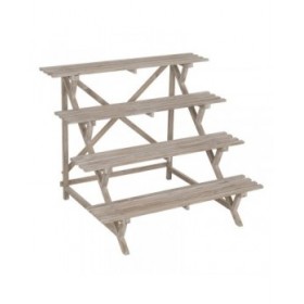 Scaffale Naturale Legno di abete 100 x 80 x 82 cm