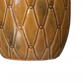 Vaso Ceramica 17 x 17 x 30 cm Senape