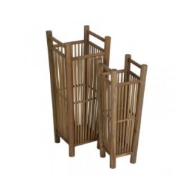 Portaombrelli Naturale 24,5 x 24,5 x 62 cm (2 Unità)