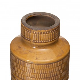Vaso 18 x 18 x 32,5 cm Ceramica Senape