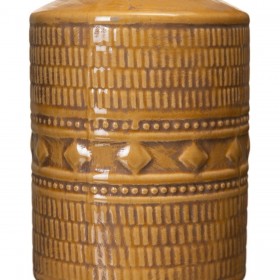 Vaso 18 x 18 x 32,5 cm Ceramica Senape