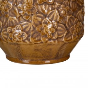 Vaso 20,5 x 20,5 x 26,5 cm Ceramica Marrone