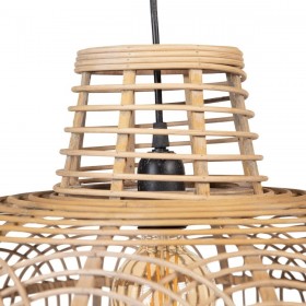 Lampadario 51,5 x 51,5 x 30 cm Naturale (2 Unità)