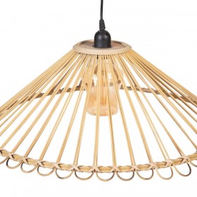 Lampadario 57 x 57 x 20,5 cm Naturale Bambù 220 V 240 V 60 W (2 Unità)