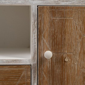 Mobile TV COUNTRY 150 x 35 x 53,5 cm Naturale Bianco Legno di abete Legno MDF