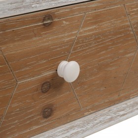 Mobile TV COUNTRY 150 x 35 x 53,5 cm Naturale Bianco Legno di abete Legno MDF