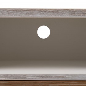 Mobile TV COUNTRY 150 x 35 x 53,5 cm Naturale Bianco Legno di abete Legno MDF