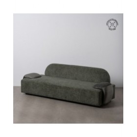 Divano Verde Legno Foam 222 x 92 x 70 cm