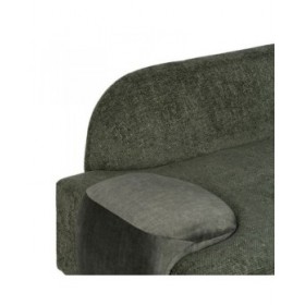 Divano Verde Legno Foam 222 x 92 x 70 cm
