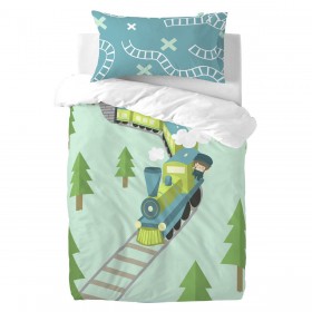 Federa HappyFriday Happynois Train Multicolore 50 x 75 cm