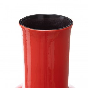 Vaso 18 x 18 x 46,5 cm Ceramica Arancio
