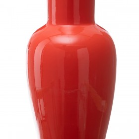 Vaso 18 x 18 x 46,5 cm Ceramica Arancio
