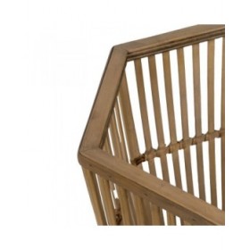 Set di vasi da fiori Naturale Bambù 39 x 34,5 x 35 cm (2 Unità)
