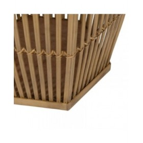 Set di vasi da fiori Naturale Bambù 39 x 34,5 x 35 cm (2 Unità)