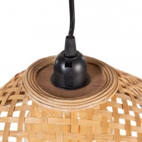 Lampadario 55 x 55 x 20 cm Naturale Bambù 220 V 240 V 60 W