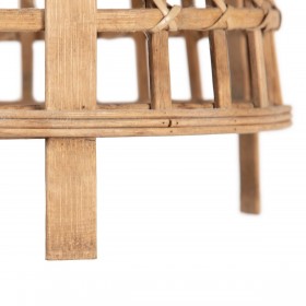 Lampadario 33,5 x 33,5 x 48,5 cm Naturale Bambù 220 V 240 V 60 W