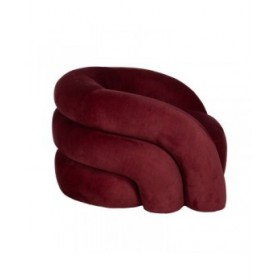 Poltrona Bordeaux Legno Foam 100 x 84 x 58 cm