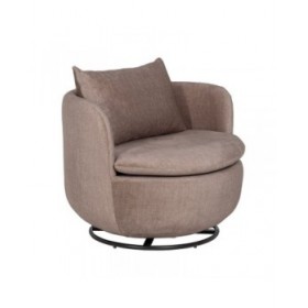 Poltrona Taupé Legno Ferro 84 x 74 x 66 cm