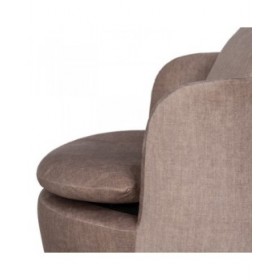 Poltrona Taupé Legno Ferro 84 x 74 x 66 cm