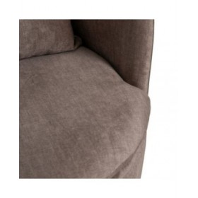 Poltrona Taupé Legno Ferro 84 x 74 x 66 cm
