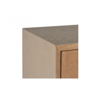 Credenza AIKO Crema Naturale Ferro Legno MDF 70 x 40 x 172 cm