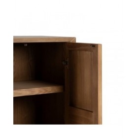 Credenza AIKO Crema Naturale Ferro Legno MDF 70 x 40 x 172 cm