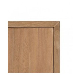 Credenza AIKO Crema Naturale Ferro Legno MDF 70 x 40 x 172 cm