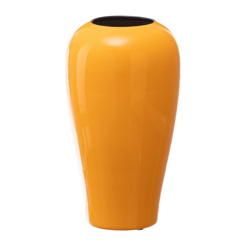 Vaso Ceramica 18 x 18 x 32 cm Giallo