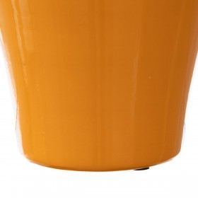 Vaso Ceramica 18 x 18 x 32 cm Giallo