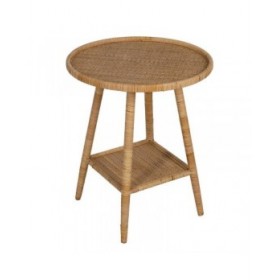 Tavolo aggiuntivo Beige Rattan 60 x 60 x 71 cm
