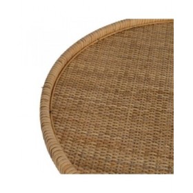 Tavolo aggiuntivo Beige Rattan 60 x 60 x 71 cm