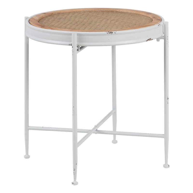Tavolo aggiuntivo 50 x 50 x 53,5 cm Metallo Bianco