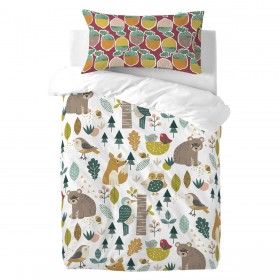 Federa HappyFriday Moshi Moshi Harvestwood Multicolore 50 x 75 cm